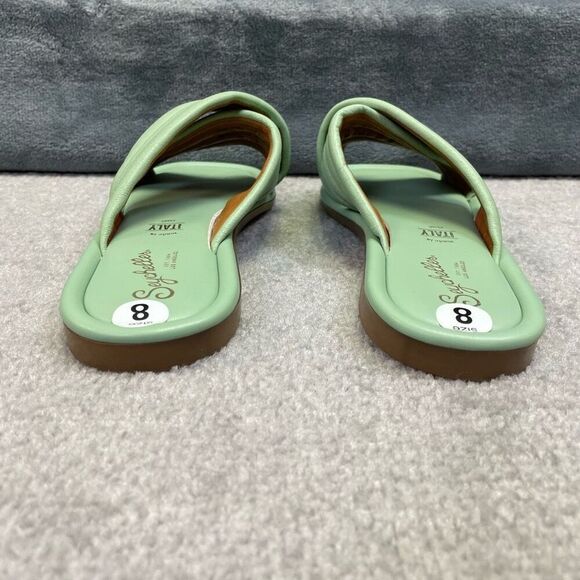 Seychelles Womens Word For Word Slide Sandals Green Size 8 NWOT - Picture 7 of 9